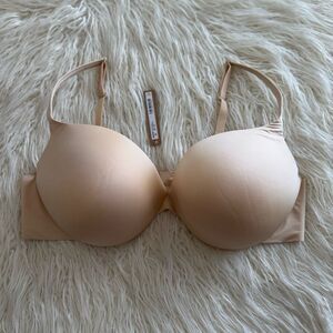 Skims Ultimate Push up Plunge Bra Sand Size 44D